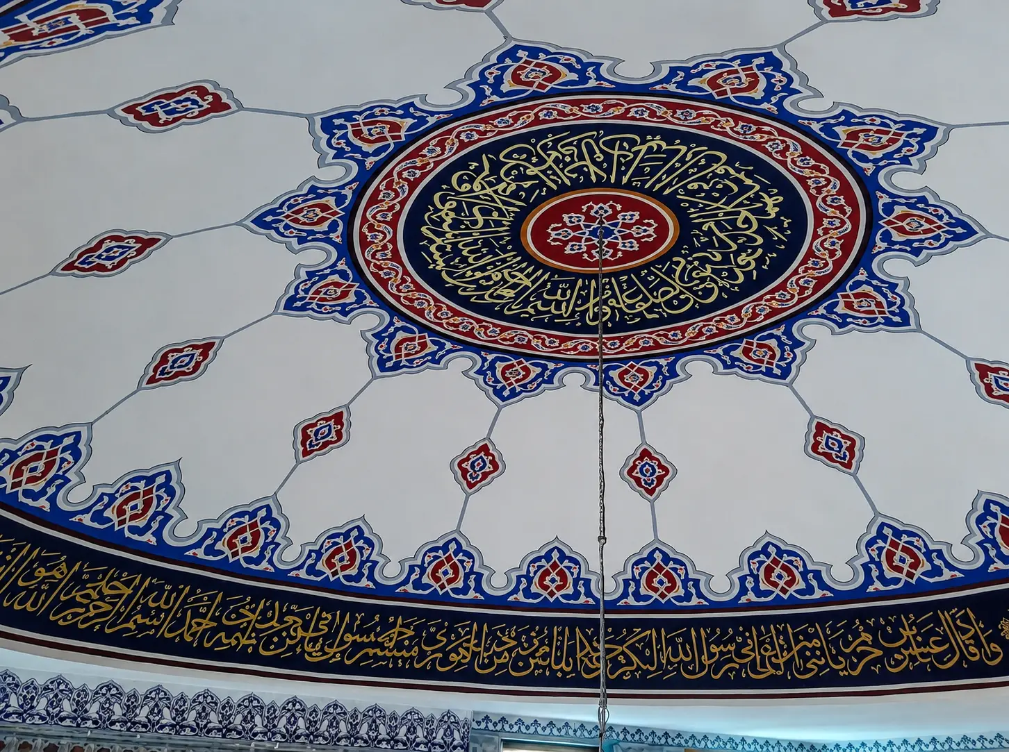 Fatih Camii kubbe süslemesi